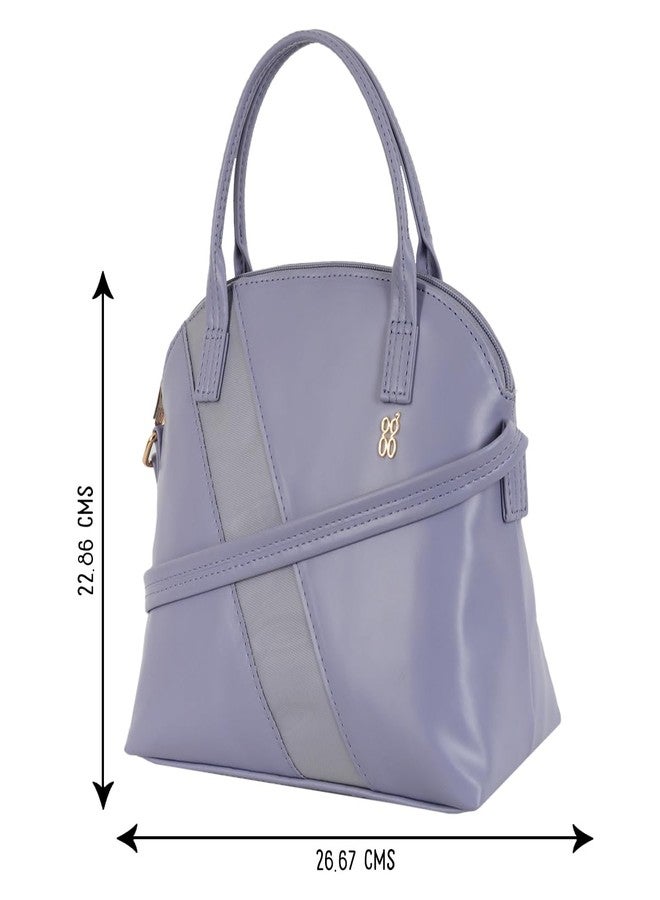 Baggit Women Purple Bowling Handbag Small Size | Ladies Stylish Casual Purse Bag - Image 3